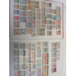 Stock Album of Word Stamps