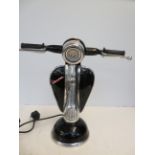 Black Vespa desk lamp 40cm