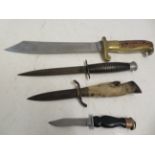 A Texas Hunters Knife and 3 x others