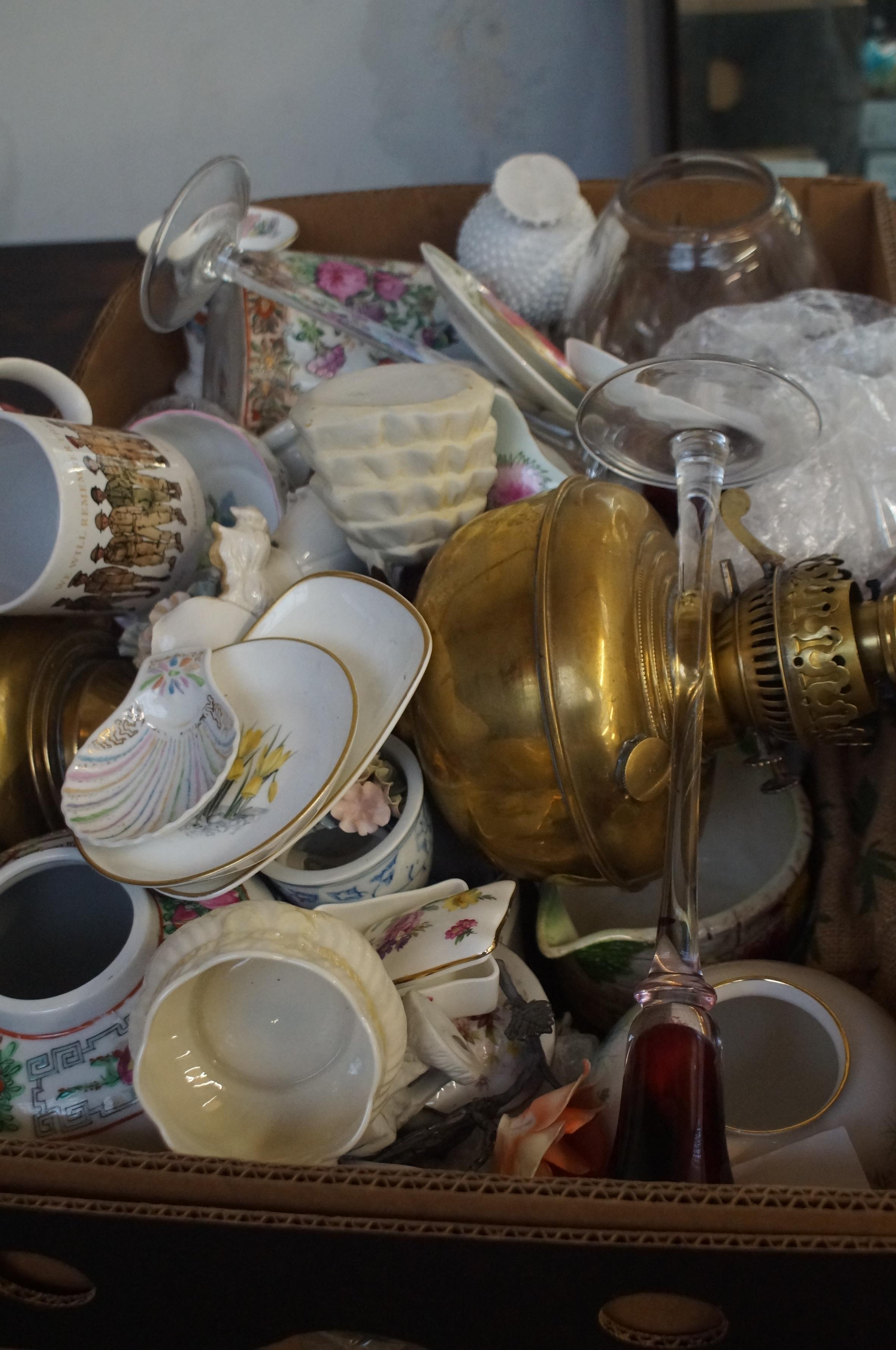 A Large Box of Ceramics and others