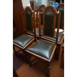 4 x Oak Dining Chairs