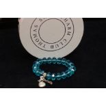Thomas Sabo charm bracelet with 2x silver charms a