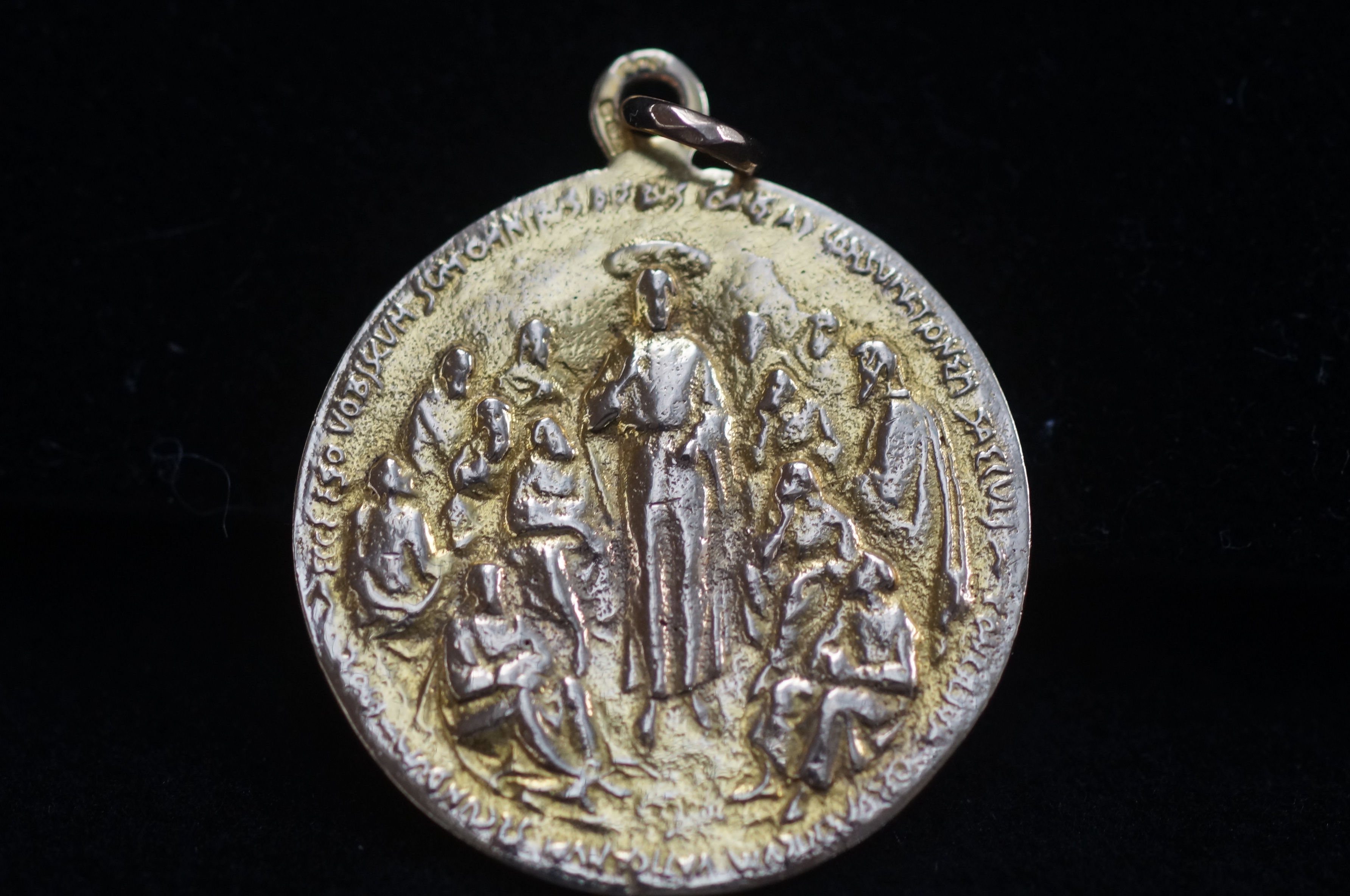 Pope John XXIII 9ct Gold pendant. Total weight 16. - Image 2 of 4