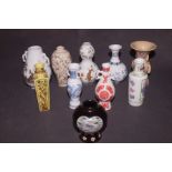 10x Oriental mini vases