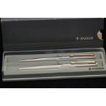 A Parker pen and pencil set