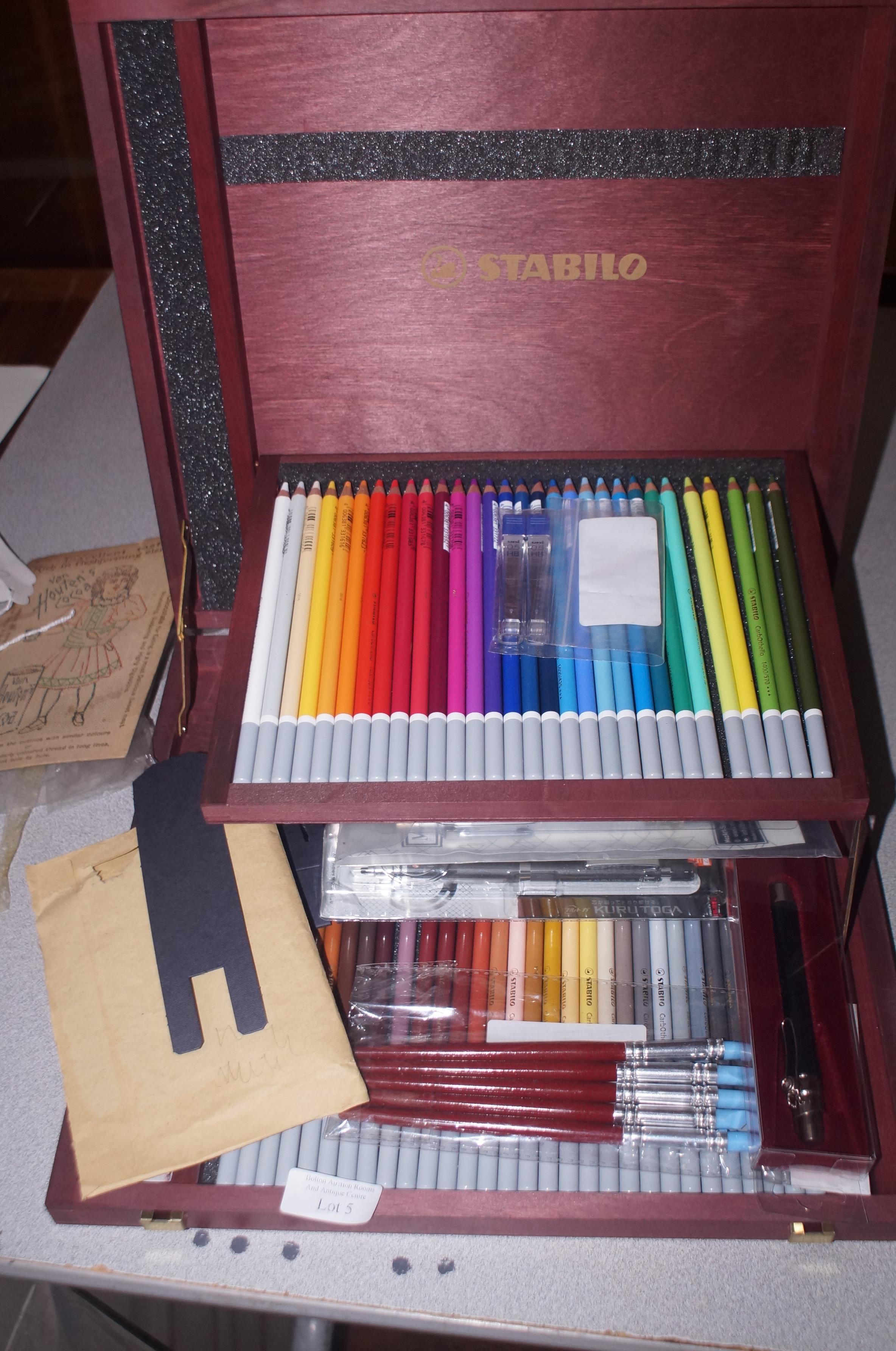 Stabilo pencil and drawing set