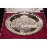 Limited edition sterling silver salver 473/1700 -