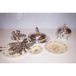 A Collection of Plated Ware and Nursery Ware to in