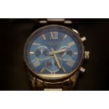 Gents Akri-Bos chronograph wristwatch boxed as new