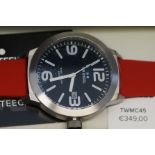 Gents T.W Steel edition wristwatch with rubber str