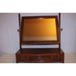 Edwardian toilet mirror with 3 draws- 62cm