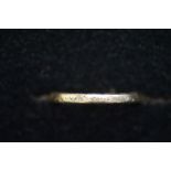 A 9ct gold ring 2.1 grams, size- J