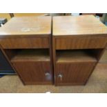 Pair of bedside cabinets