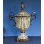 A pottery urn