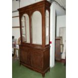 A Victorian mahogany bookcase.