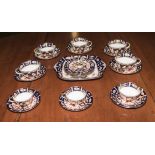 A 22 piece part Crown Derby tea set