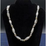 An Ancient Saharan agate necklace