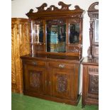 A late Victorian mirror back sideboard.