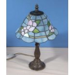 A 20th century table lamp with shade