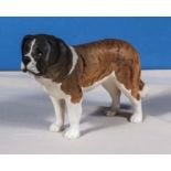 A Beswick St Bernard dog, unglazed
