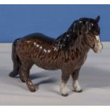 A Beswick Shetland pony