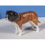 A Beswick St Bernard dog, glazed