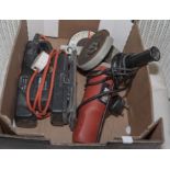 A Black and decker angle grinder and sander