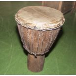 An African tribal drum