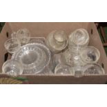 A box of glass ware