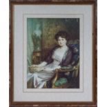 A framed print entitled Elegance