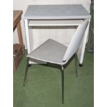 Small computer desk and chair
