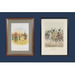 Two framed military prints