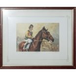 A limited edition print 'Nijinsky' Lester Piggott. #85/750 signed E Thompson