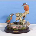 A Kingfisher figure group