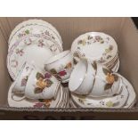 Two part china tea sets