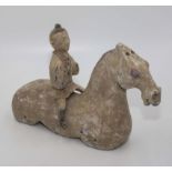 Han Dynasty horse and rider, no test certificate
