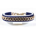 A 9ct gold curb bracelet