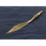 A trench art paper knife