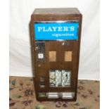 Vintage Player's cigarette machine