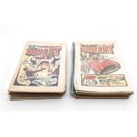 45 vintage Bullet comics 1976. Issue numbers 1 to 46, number 2 is missing