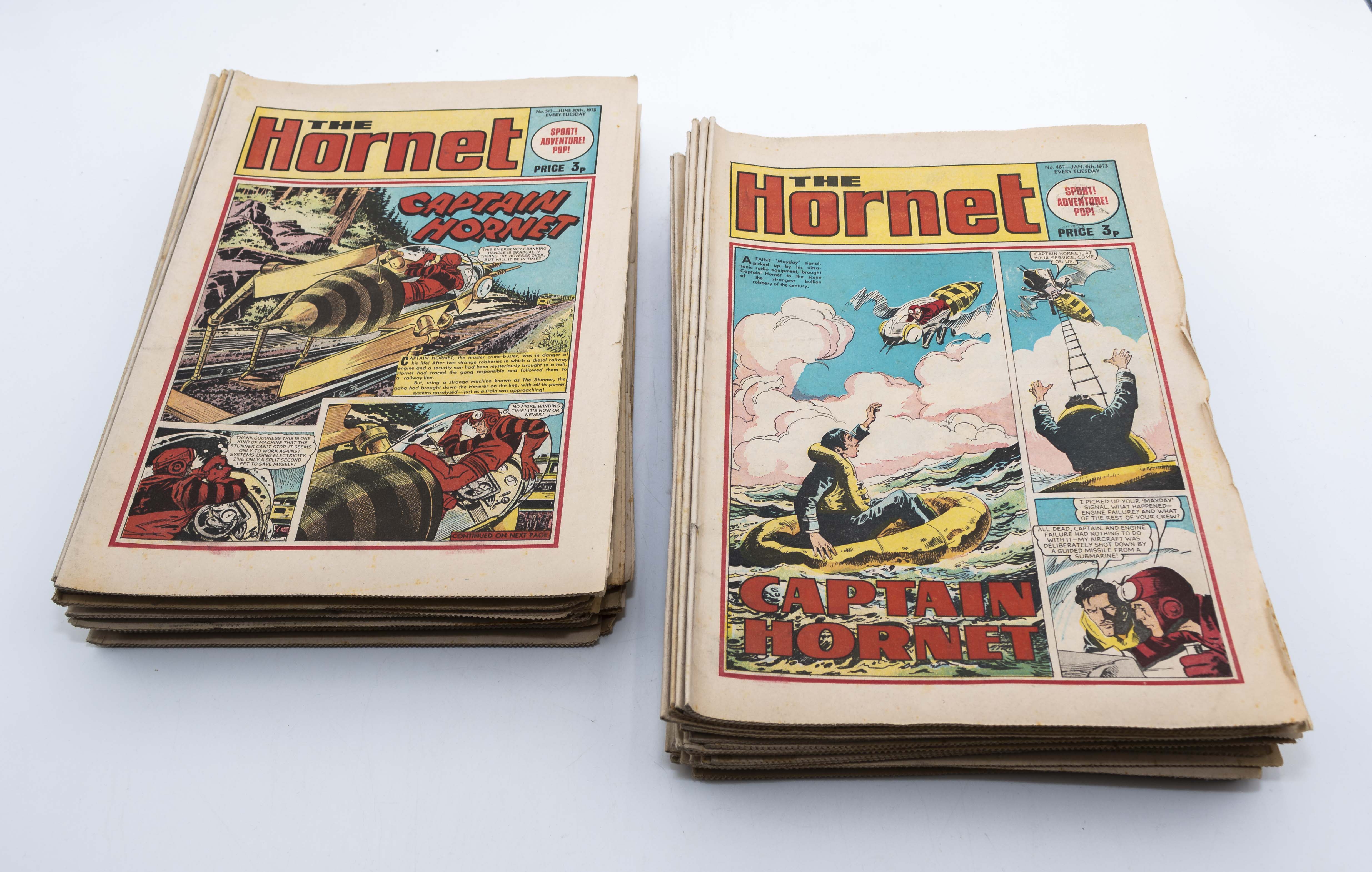 46 vintage Hornet comics 1973