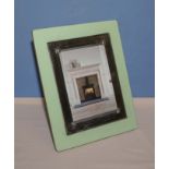 An Art Deco glass picture frame
