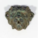 Bronze Roman figure of head