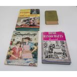 Vintage sewing and handicraft books
