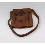 A camel leather purse