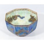 A small Wedgwood lustre bowl decorated with dragons