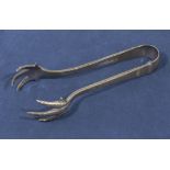 Pacific and Orient EPNS clawed sugar tongs, stamped P&O Mappin and Webb, 5"