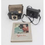 Kodak Brownie 127 camera, instamatic and book