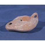 Large Roman oil lamp, 12cm