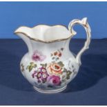 A Swansea/Nantgarw documentary masonic presentation jug, finely painted to the body with English